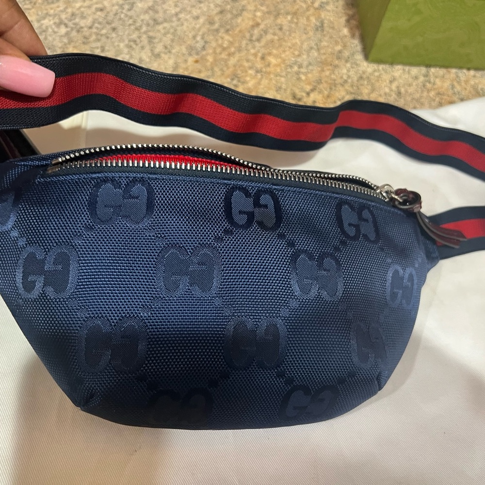 Authentic Gucci GG Belt Bag With Flaws